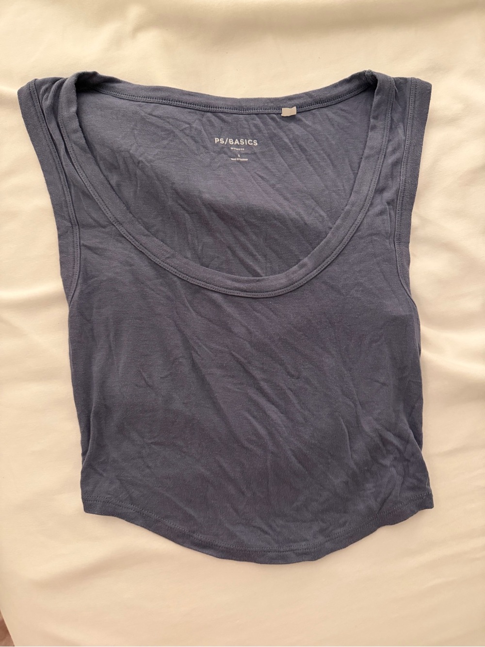 PacSun PS/Basics Women’s Blue Scoop Neck Tank Top